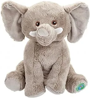 Eco Plush Elephant | Cute Animal Stuffed Toy | Cuddly Companion | 15