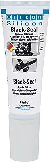 WEICON Black-Seal | 85 ml | Tube Silicone Adhesive Sealing Compound for Bonding Sealing of Pump Tanks Motor Gearbox and much more Pressure- Heat Resistant Black | Grey