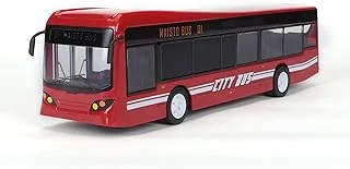 Maisto Tech 27mhz Remote Control City Bus, 33 cm Size, Red