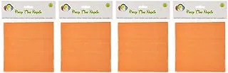 PARTY TIME - 20-Pieces Orange Beverage Paper Tissue Set