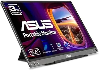 ASUS ZenScreen MB16ACE 15.6” Portable USB Type-C Monitor Full HD (1920 x 1080) IPS Eye Care with Lite Smart Case External screen for laptop