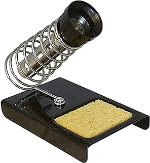 Melfi™ Soldering Iron Stand Holder with Sponge, Spring Holders Support with Powder Coated Base and Cleaning Sponge