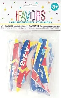 Unique Party Favors Airplane Glider Kits 8pc