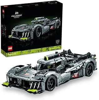 LEGO Technic PEUGEOT 9X8 24H Le Mans Hybrid Hypercar 42156 Building Blocks Toy Car Set (1,775 Pieces)