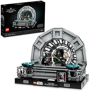 LEGO 75352 Star Wars Emperor's Throne Room Diorama, Return of the Jedi 40th Anniversary Lightsaber Dual Set, Collectible Gift for Adults with Luke Skywalker and Darth Vader Minifigures - ‎Multicolor