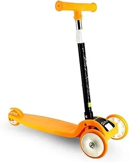 Kids Scooter,3 Wheels Folding Kick Scooter for Ages 3-14 Years Old Kids, Adjustable Handlebars Scooter for Toddler Girls Boys Assorted Colour