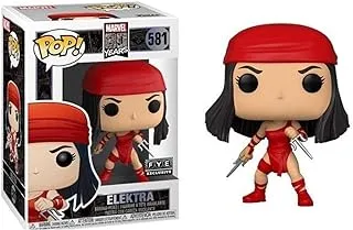 Funko POP First Appearance 80th Anniversary Elektra Exclusive, Bobble-Head Action Figure, Multicolor – 44812