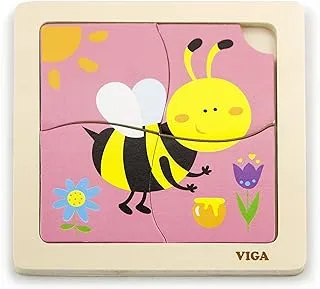 لعبة VIGA Handy Flat Puzzle - Bee