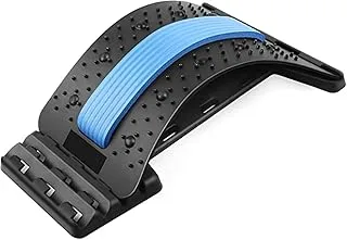 ECVV Back Cracker Back Stretcher Chiro Board - 4 Levels Adjustable Back Cracking Device for Lower Back Pain Relief, Back Popper Spine Board Back Cracker Board,|Random Color|