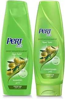 Pert Plus Deep Nourishment Conditioner with Olive Oil, 360ML + Pert Plus Deep Nourishment Shampoo, 400ML