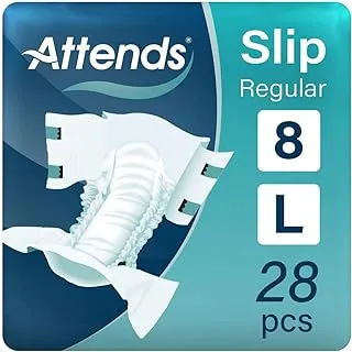 Attends Slip Regular 8, Large, Pack of 28