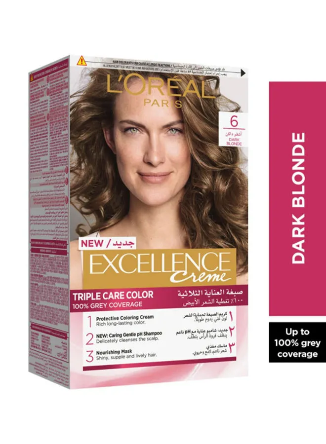 L'OREAL PARIS Excellence 6.0 Dark Blonde 192ml