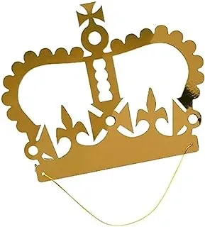 Hootyballoo Gold Party Crowns 10 Pack, Hbrb107