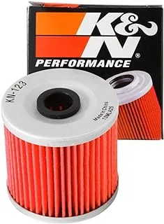 K&N Powersports Oil Filter - Cartridge 55x56mm compatible with Kawasaki (KN-123)