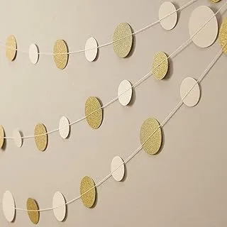 Pastel Perfection Pink & Gold Circle Garland