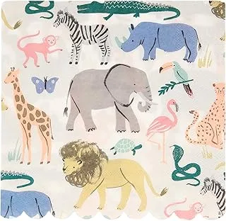 Safari Animals Large Napkins