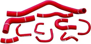 Mishimoto MMHOSE-CIV-88RD Silicone Radiator Hose Kit Compatible With Honda Civic 1988-1991 Red