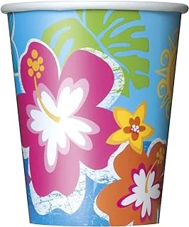 Unique Hula Beach Party Cups 8-Pack