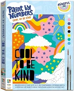 The Works Hinkler Mindful Me Paint By Numbers Cool To Be Kind