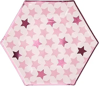 Little Star Pink - Large Paper Plates