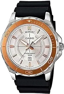 Casio Men's Watch - MTD-1076-7A4VDF White Dial, Black Band