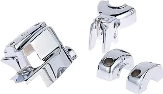 Kuryakyn 9119 Motorcycle Handlebar Accessory: Complete Chrome Replacement Brake and Clutch Control Dress-Up Kit for 1996-2017 Harley-Davidson Motorcycles, Dual Disc