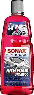 Sonax Xtreme Richfoam shampoo (1 litre) foam shampoo/snow foam shampoo generates thick, long-lasting and dirt-dissolving foam carpet, pH neutral, berry fragrance, Item no. 02483000