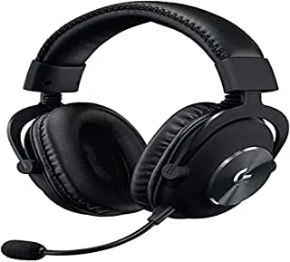 Logitech G PRO Gaming Headset, Over-Ear Headphones with PRO-G 50 mm Audio Drivers, Aluminum, Steel and Memory Foam, Comfortable and Durable, For esports Gaming, PC/PS/Xbox/Nintendo Switch - Black