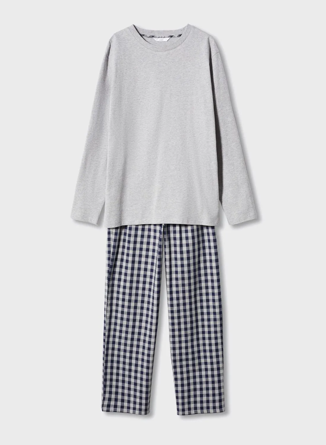 MANGO Checked Pyjama Set