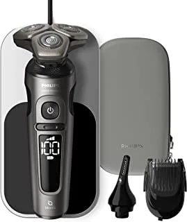 Philips Shaver Prestige ماكينة حلاقة كهربائية للاستخدام الرطب والجاف ، Series 9000 SP9871 / 22 ، ضمان لمدة عامين