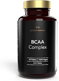 Protein Works - BCAA Complex Tablets | 2:1:1 Ratio | 90 Tablets