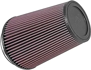 K&N Universal Clamp-On Air Filter: High Performance, Premium, Washable, Replacement Engine Filter: Flange Diameter: 5 In, Filter Height: 8 In, Flange Length: 1 In, Shape: Round Tapered, RU-2805XD