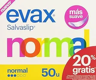 Evax Normal Soft Pantiliner, 50