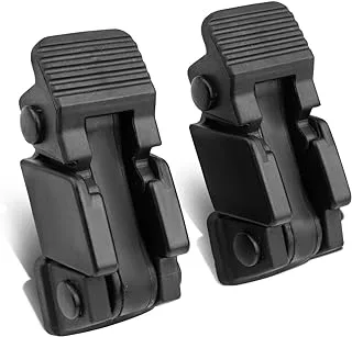 DNA Motoring HOODL-JW97 Pair of Hood Latches (Black) [For Jeep Wrangler TJ 97-06]