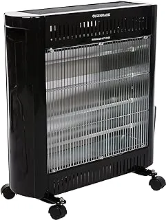 Olsenmark 2000W Quartz Heater, Black