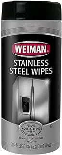 Weiman 30 Count Stainless Steel Wipes