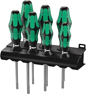 Wera 367/7 Torx Hf Kraftform Plus Screwdriver Set, 05223161001, 7 Pieces, One Size