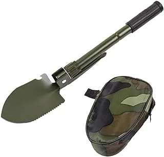 ECVV Military Folding Shovel Multipurpose Tool For Outdoor Survival Portable With Carrying Pouch Camping Outdoor Tools