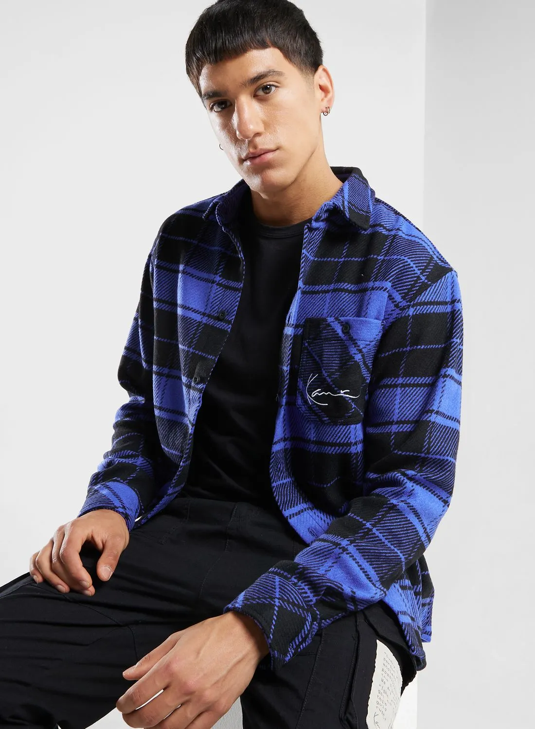 Karl Kani Signature Logo Flannel Shirt