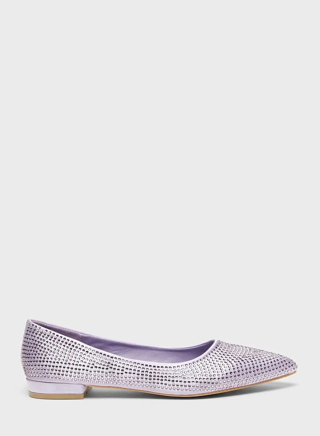 shoexpress Embellished Slip-On Pointed Toe Ballerina