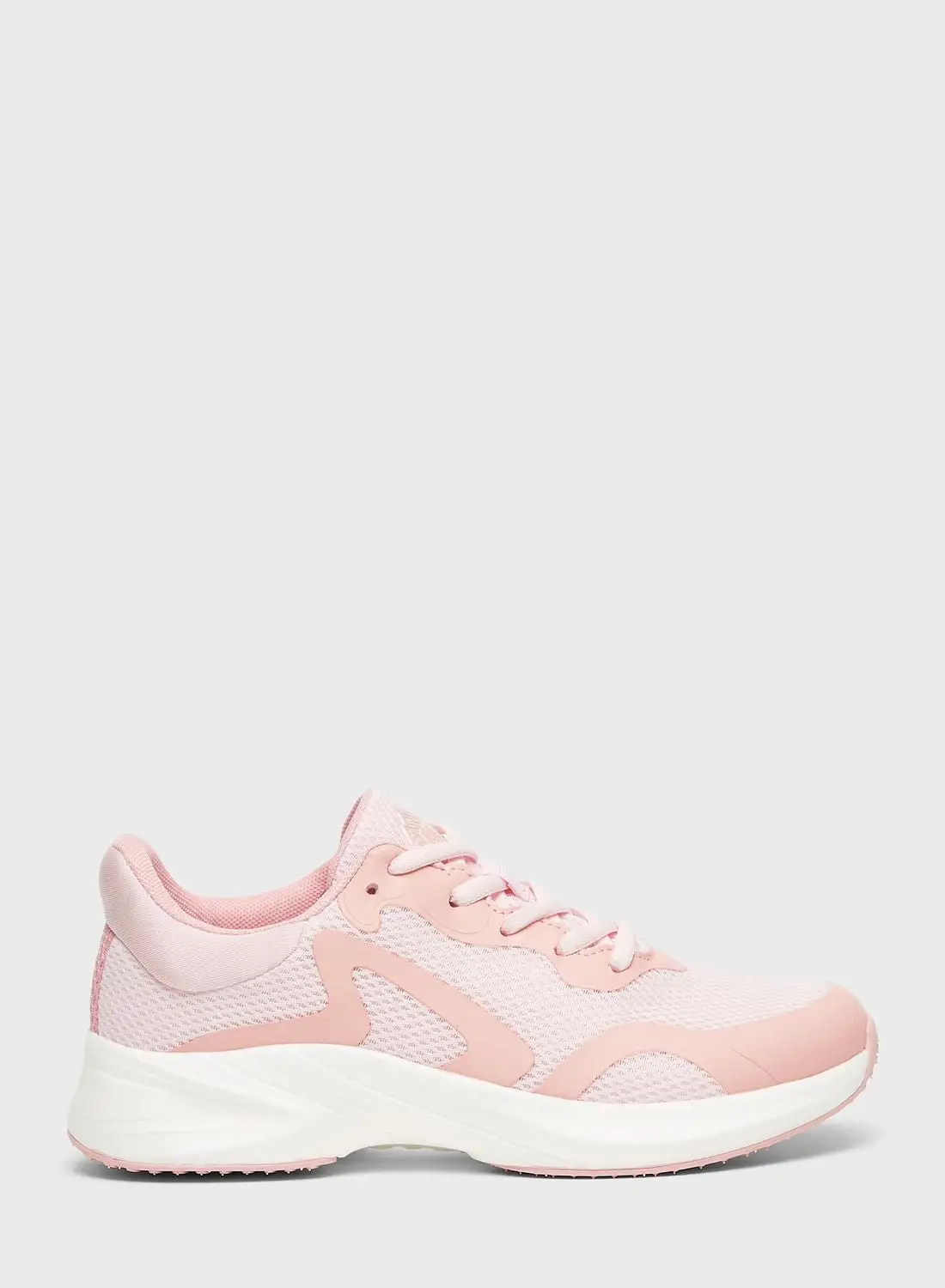 shoexpress Textured Lace-Up Sneakers