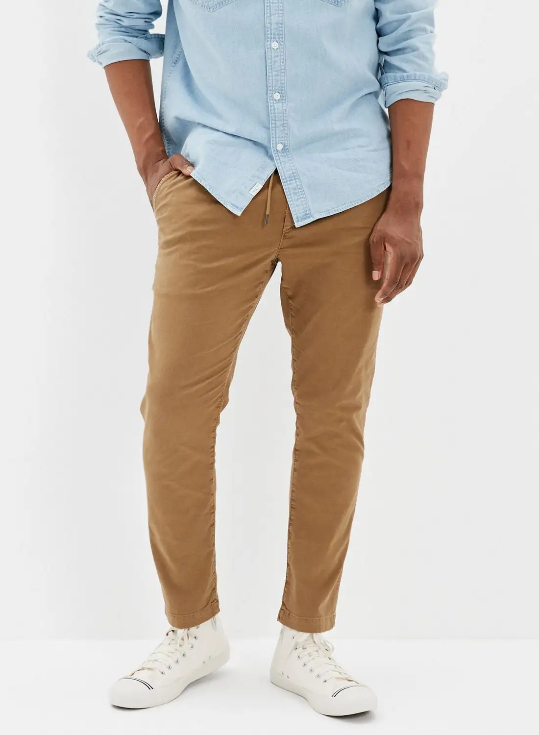 American Eagle Drawstring Slim Fit Pants