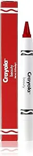 Crayola Beauty - Lip & Cheek Crayon - 2 In 1, USe As Lipstick Or BlUSh For Silky Smooth Lips & Cheeks - Highly Pigmented Color, Ultra Creamy, No Mess - Talc Free & Vegan Friendly - Red