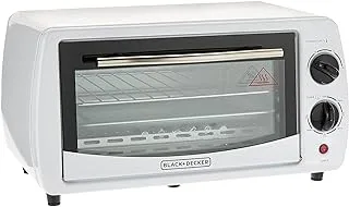 BLACK+DECKER 800W 9L Toaster Oven, 90-230° Temp Setting Double Grill With Convection, Double Glass Door For Safety With Multiple Accessories, For Toasting/Baking/Broiling TRO9DG-B5