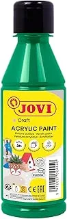 Jovi Jovidecor Acrylic Paint, High Coverage, for All Surfaces, Water-Based, 1 Bottle of 250 ml, Dark Green