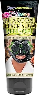 7th Heaven Montagne Jeunesse 7th Heaven Charcoal + Black Sugar Peel-Off Face Mask