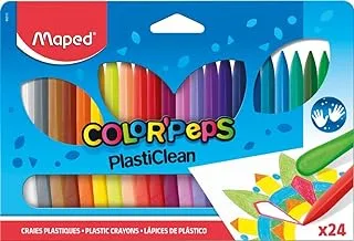 مابد هيليكس الولايات المتحدة الأمريكية Color'Peps Plasticlean Crayons (862011)