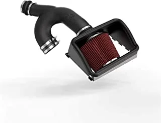 K&N Cold Air Intake Kit: High Performance, Guaranteed To Increase Horsepower: 2015-2016 Ford F150 Turbo Ecoboost, 3.5L V6,63-2592