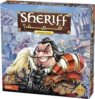 Sheriff Shariff - 2nd Edition | 3-6 Players | Official Version | English and Arabic Language | Bluffing Game For Ages 14+ | Board Game | Original - Made In China