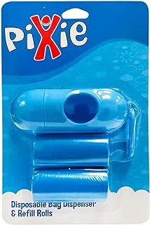 Pixie Disposable Bag Dispenser And Refill Rolls, Blue - 2